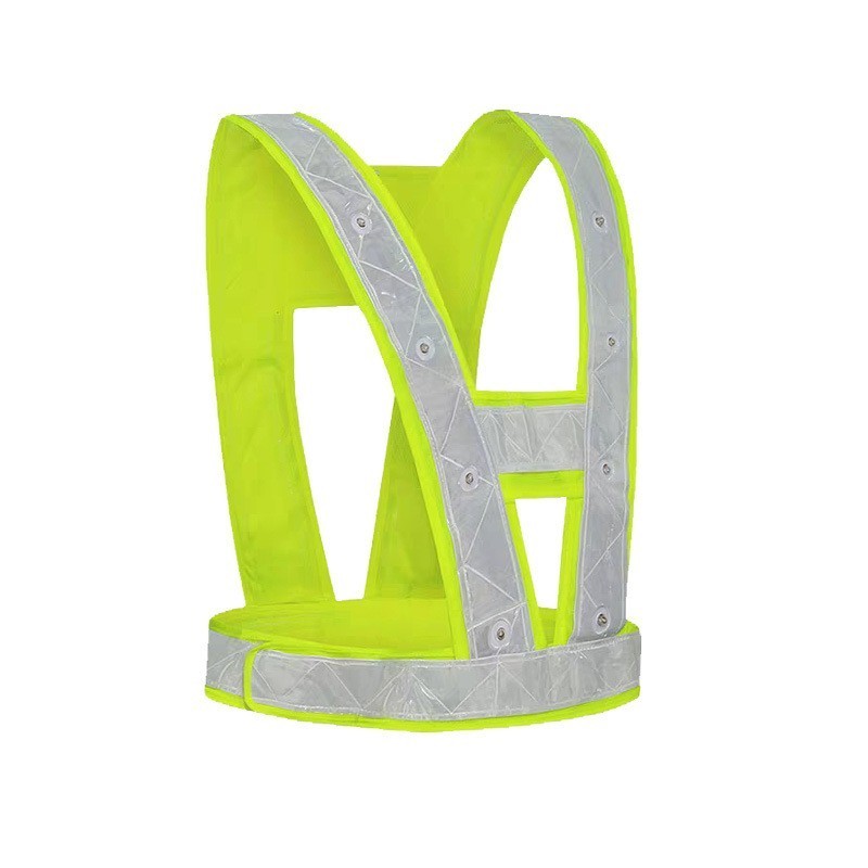 100% Polyester High Visibility Workwear Uniform Unisex for Patrol Security Roadway Cleaner Safety Reflector Vest