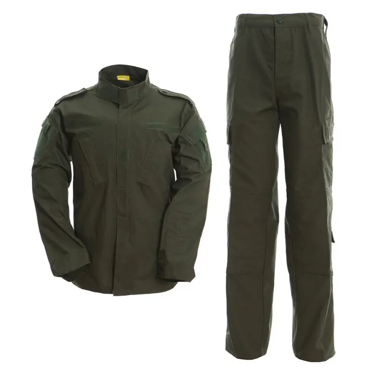 Olive Green Suit Workwear Bdu Uniform Flame Retardant Tc 65/35 Work Safety Uniform