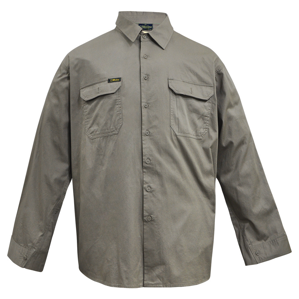 OEM ODM 7oz FRC 100%Cotton Wholesale Fire Resistant Work Shirt  Work Shirts  For Men Workwear Clothing