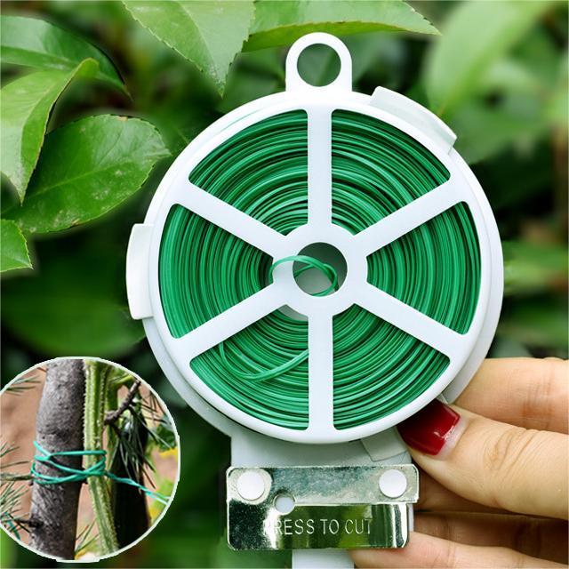 Garden Plant Binding Tie Wire Green Garden Wire