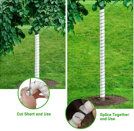 tree bark protector guard for Spiral bark protector