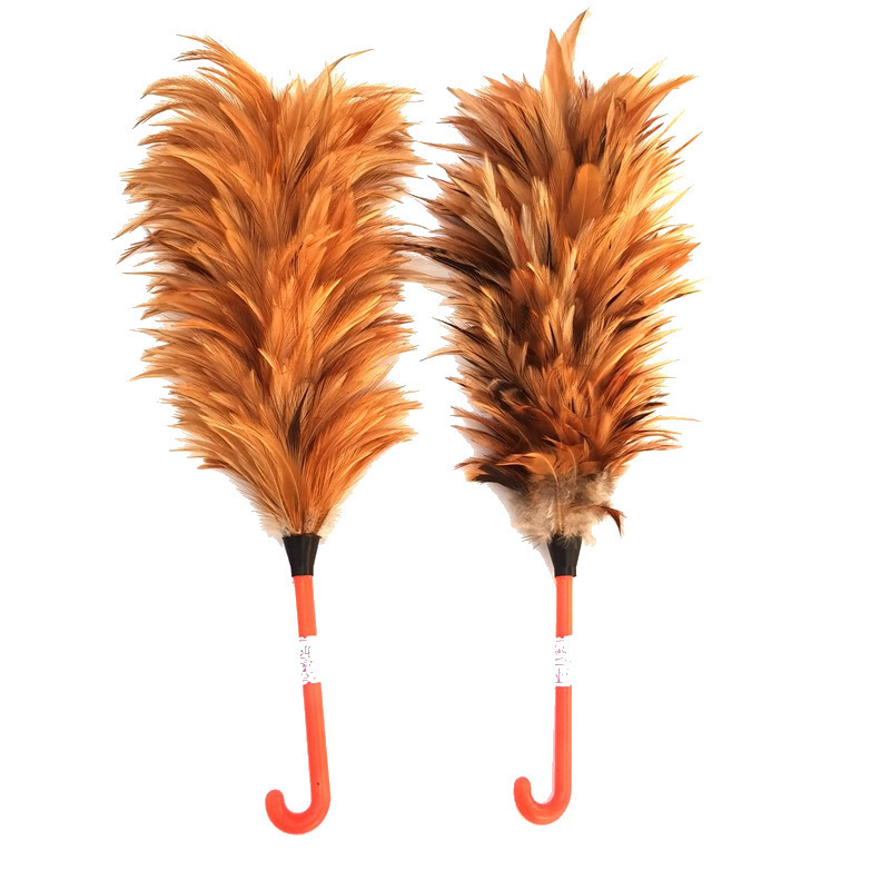 Chicken feather duster self-sold wholesale and retail household mini feather blanket cleaning broom small hook feather duster