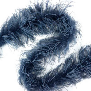 Hot sale 10-15 cm ostrich feathers boa 1 ply to 20 ply feather boa Colorful Decorative Feather Strips