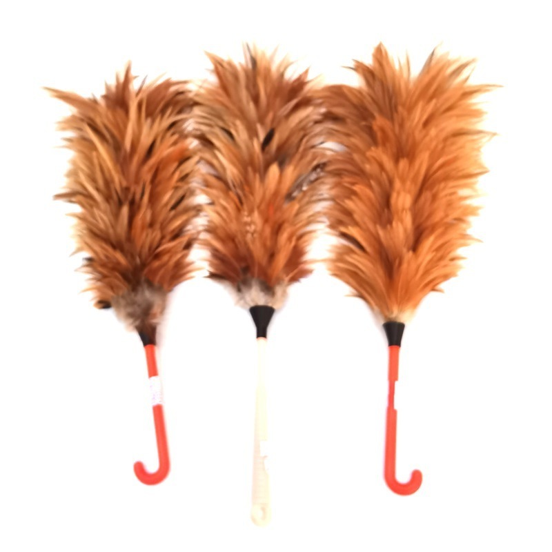 Chicken feather duster self-sold wholesale and retail household mini feather blanket cleaning broom small hook feather duster