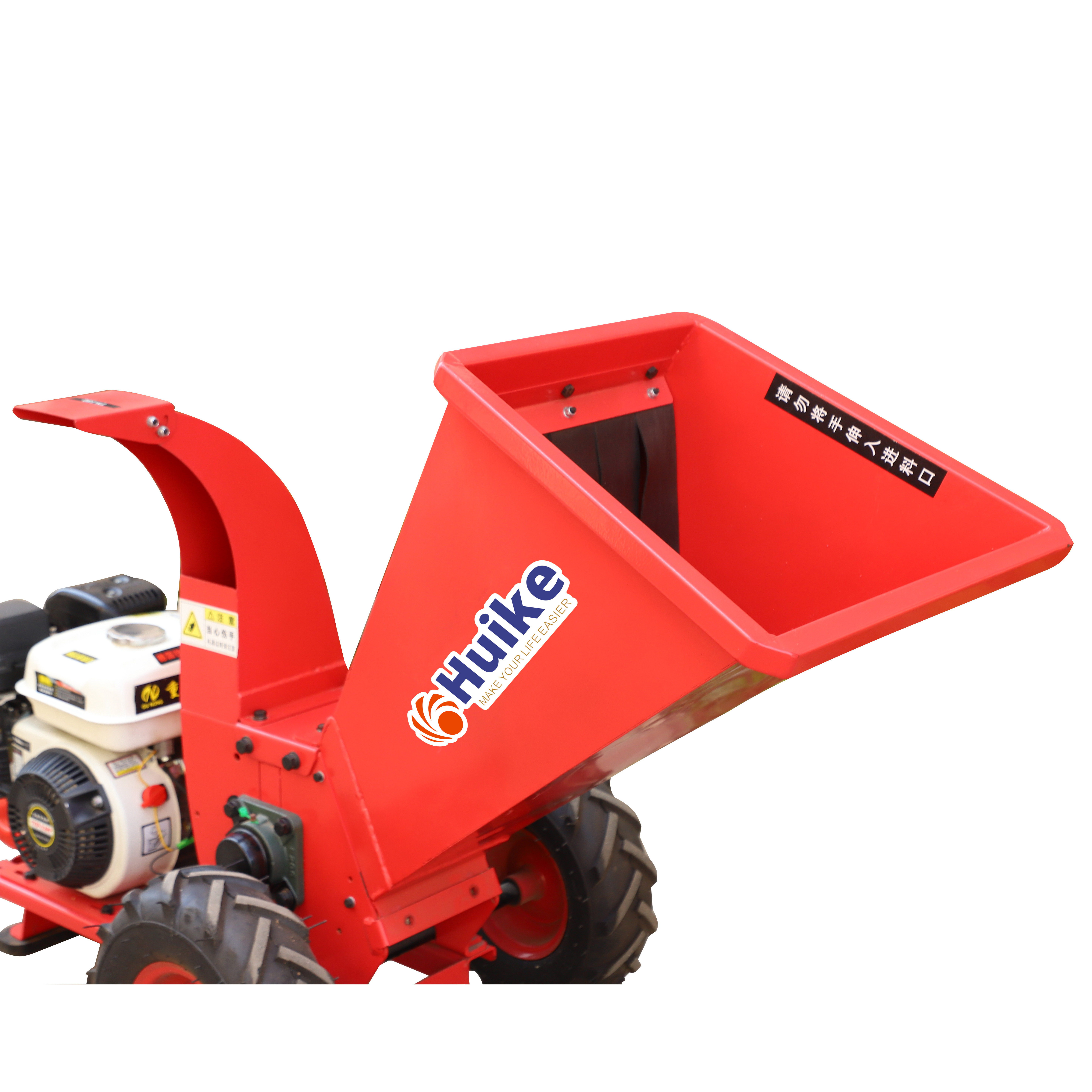 Branch Hay Chipper Root Leaf Mulcher Shredder Industrial Forestry Mobile Wood Provided Gasoline Diesel Engine or Electric Motor