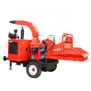 Factory Direct Drum 8 Inch Mulch Machine Sawdust Making Machine Wood Chipper Shredder For Sale