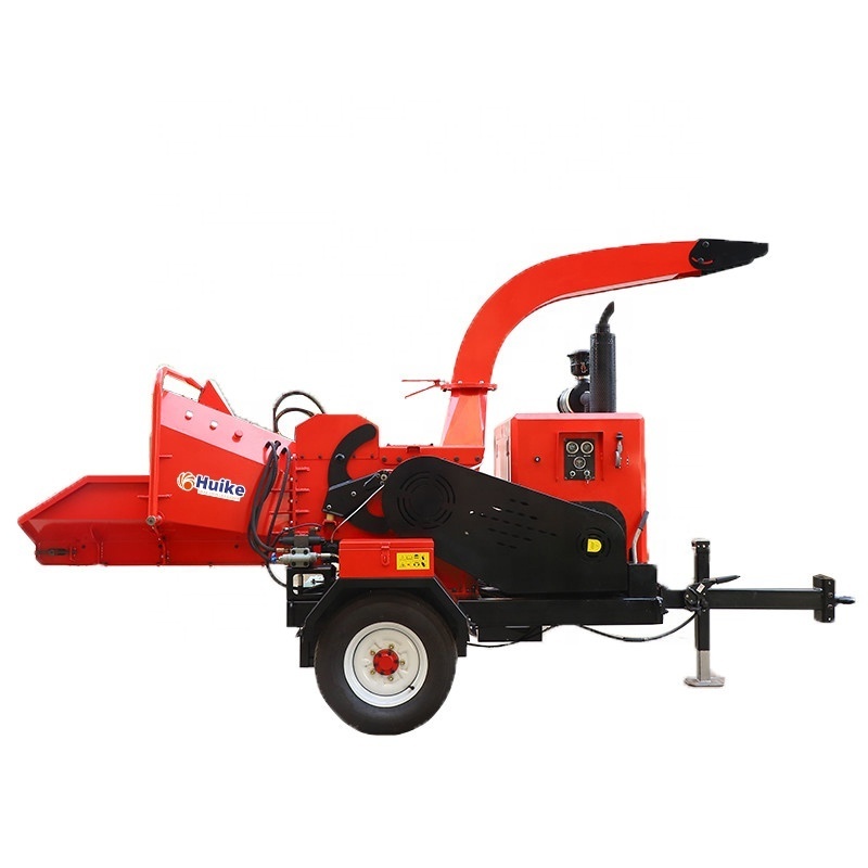 Factory Direct Drum 8 Inch Mulch Machine Sawdust Making Machine Wood Chipper Shredder For Sale