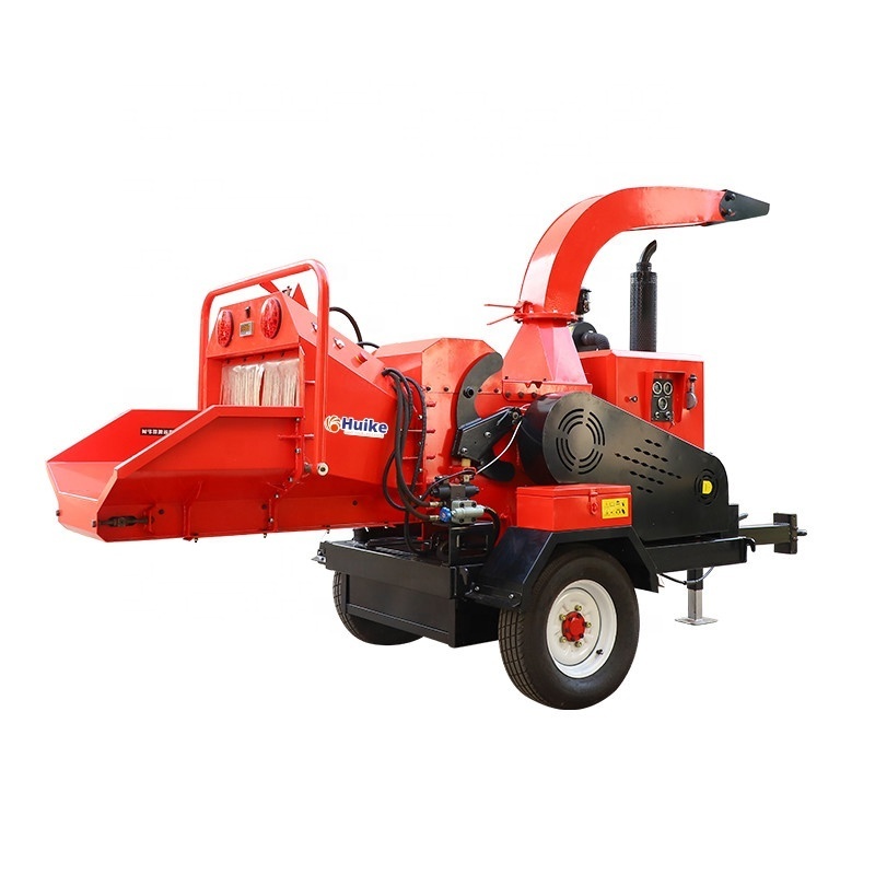 Factory Direct Drum 8 Inch Mulch Machine Sawdust Making Machine Wood Chipper Shredder For Sale