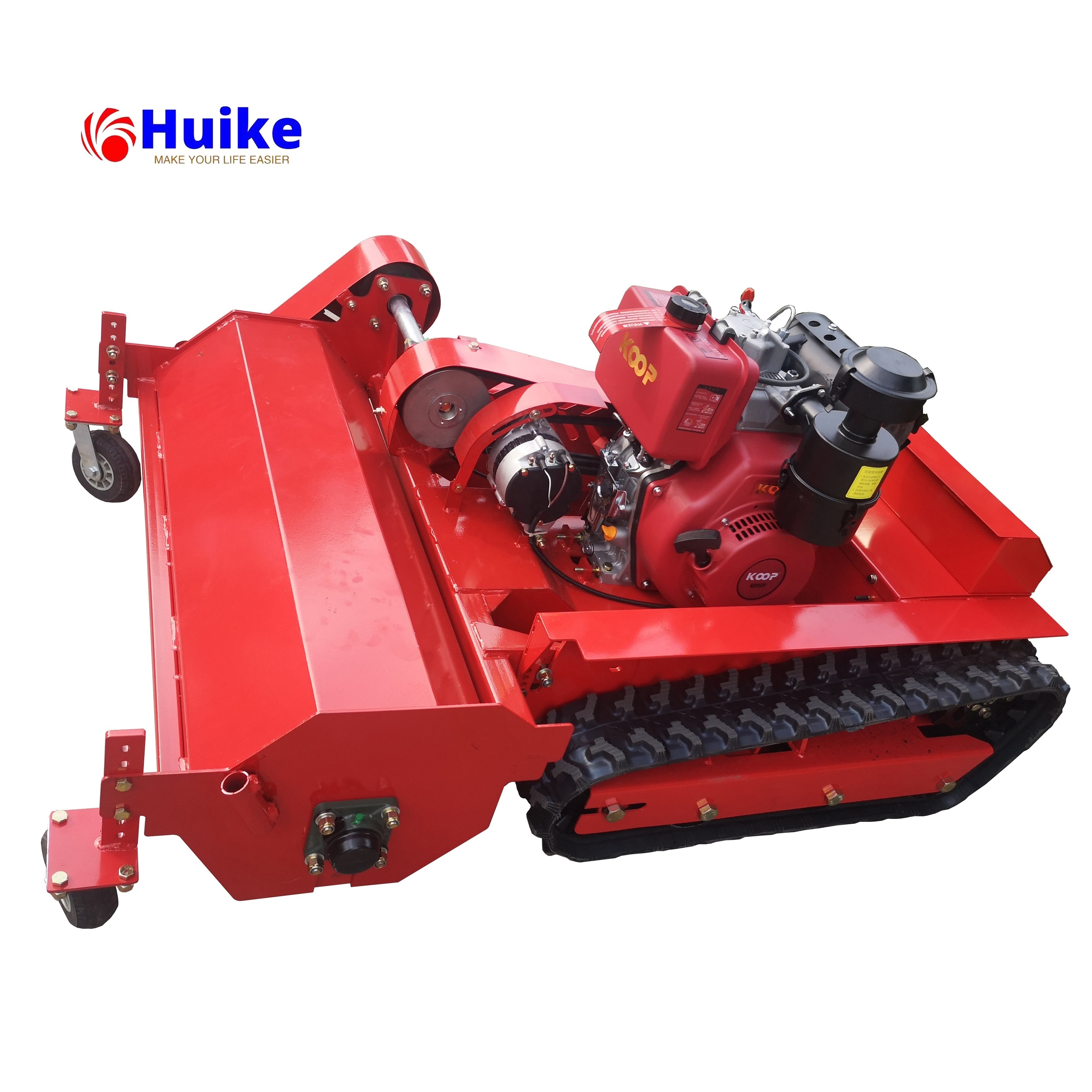 remote control steep slope crawler mower