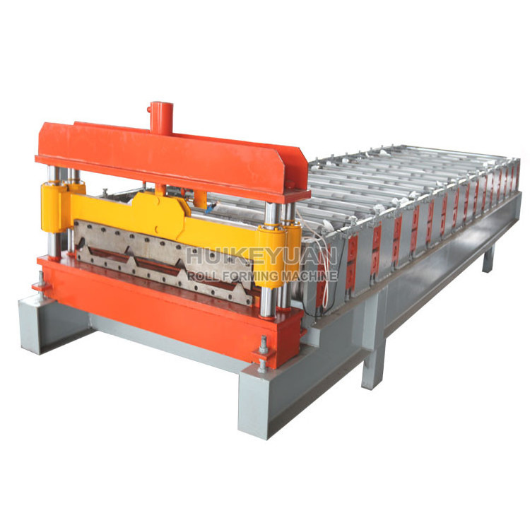 China high tensile thin barrel metal roofing cold roll forming machine manufacture