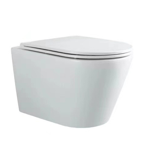 OEM ODM new design back to wall toilet round shape wc tornado flush bathroom wall hung toilet