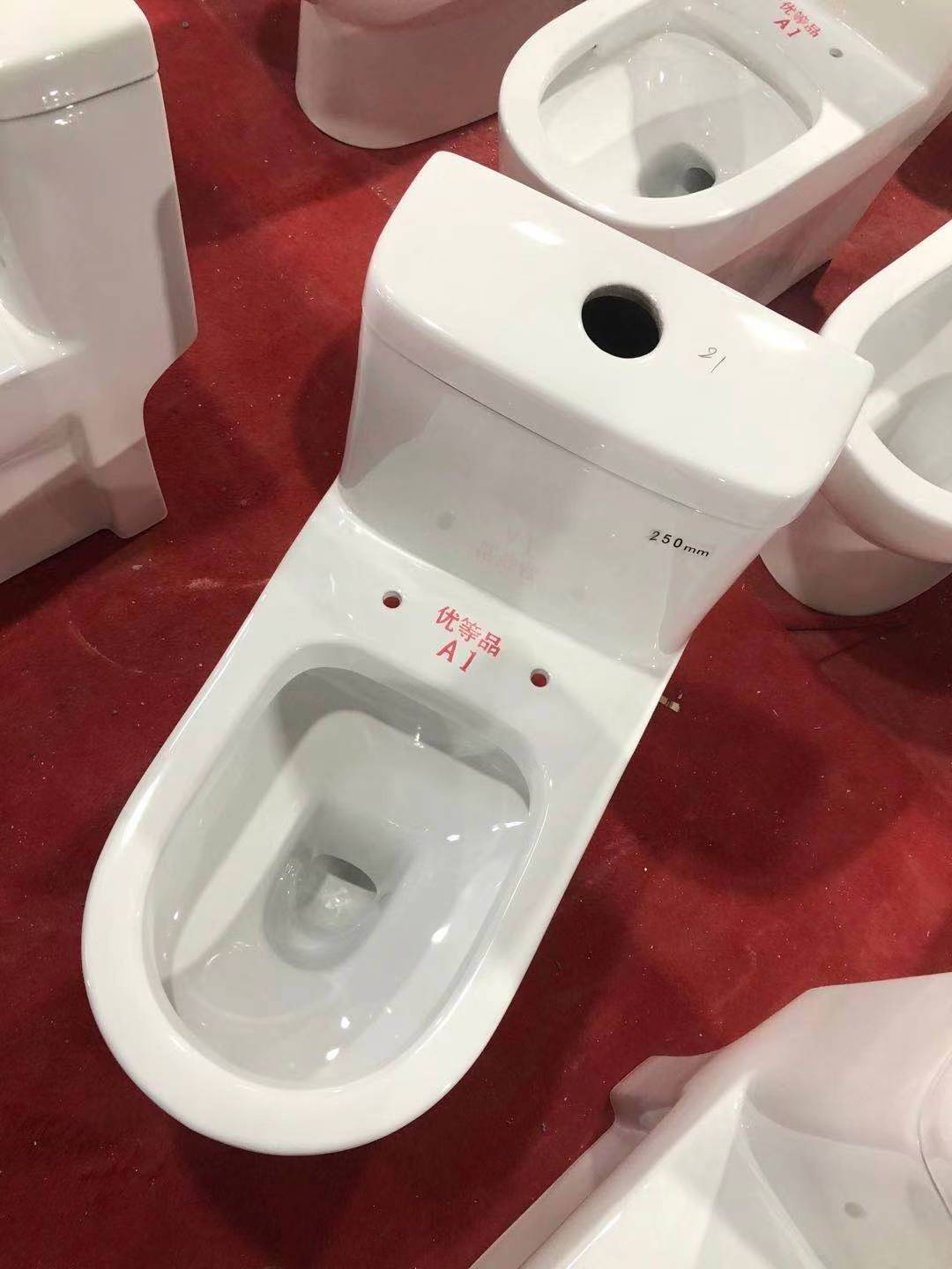 Chaozhou factory sanitary wares One Piece Toilet Washdown Toilets For Middle East