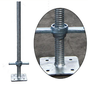 Steel Scaffolding U Head Adjustable Screw Jack Base For Cuplock Scaffolding