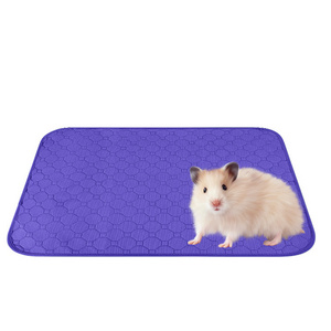 Small Animal Guinea Pig Cage Liners Washable Reusable Guinea Pig Pee Pads Anti-Slip And Highly Absorbent Guinea Pig Cage Liners