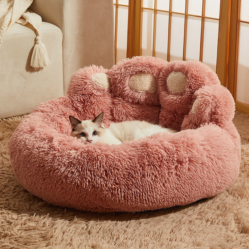 Pet supplies dog cage warm pad dog kennel cat kennel universal washable plush pet bed furniture