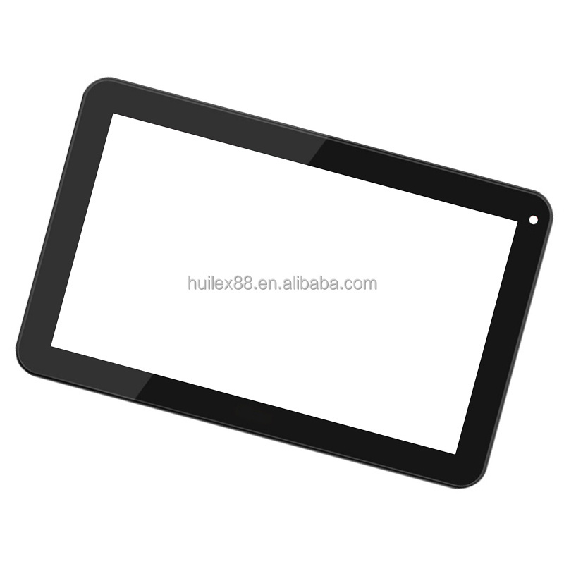 Factory Customized 0.4mm-3mm Transparent Flat LCD TV Touch Screen Front Cover Tempered Glass Panel