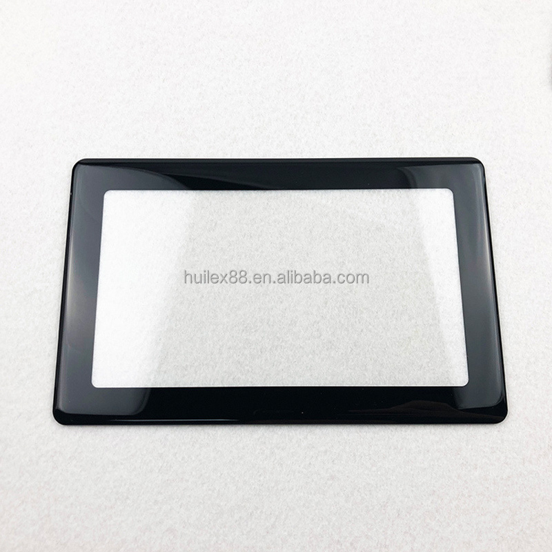 Factory Customized 0.4mm-3mm Transparent Flat LCD TV Touch Screen Front Cover Tempered Glass Panel