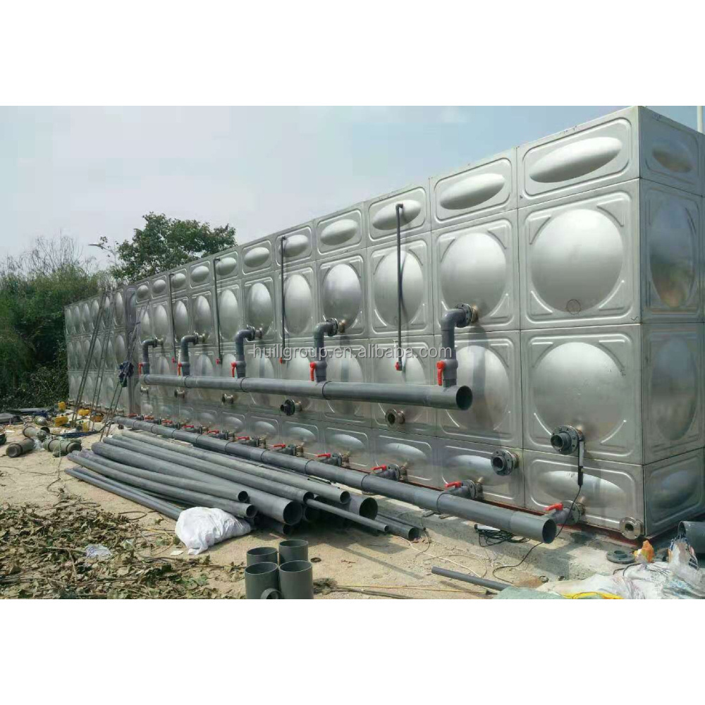 Hot Sale Sectional Stainless Steel Welding Food Grade Drinking Water Storage Tank 10000 Liter Square Rain Water Tank