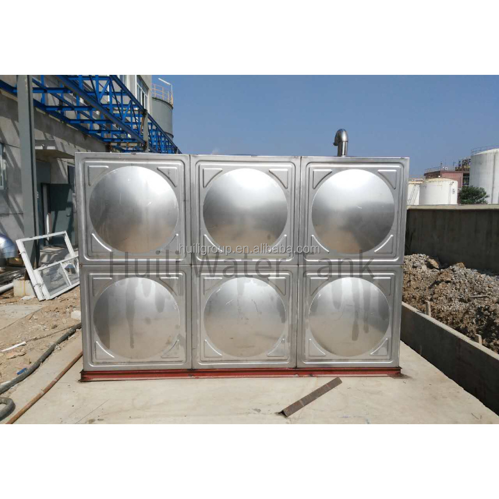 Hot Sale Sectional Stainless Steel Welding Food Grade Drinking Water Storage Tank 10000 Liter Square Rain Water Tank