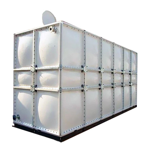 FRP Fiber Glass Water Tank Rectangular Sectional Manufacture Water Treatment for Rain Machinery Drainage Tanks