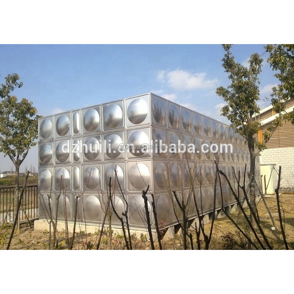 Hot Sale Sectional Stainless Steel Welding Food Grade Drinking Water Storage Tank 10000 Liter Square Rain Water Tank