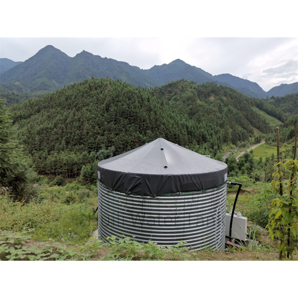 Assembled Corrugated Steel Tank 10000 Gallon Round Zincalume Water Storage Tank