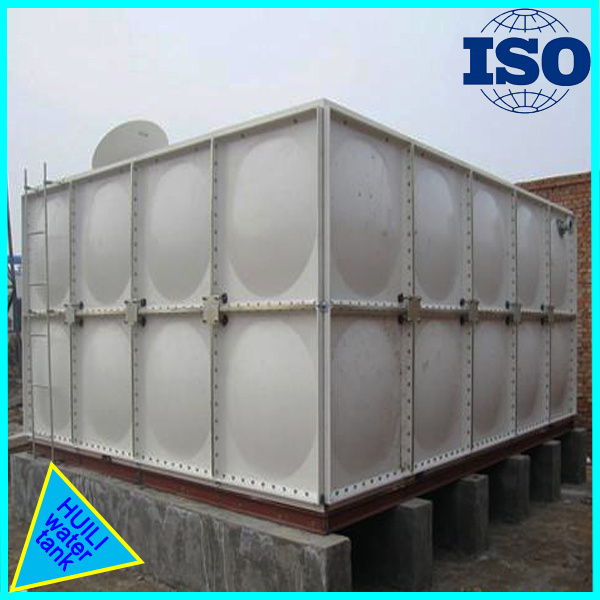 FRP Fiber Glass Water Tank Rectangular Sectional Manufacture Water Treatment for Rain Machinery Drainage Tanks