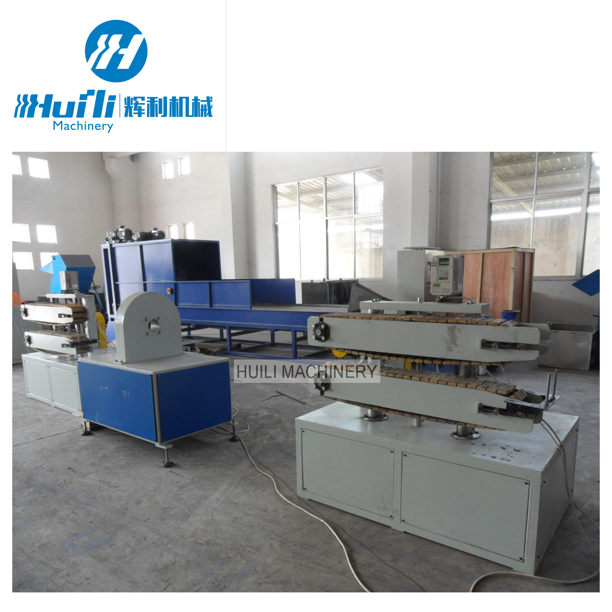 PE/PP/PVC Electrical Cable Passing the Hose Production Line / Corrugated Pipe Making Machine