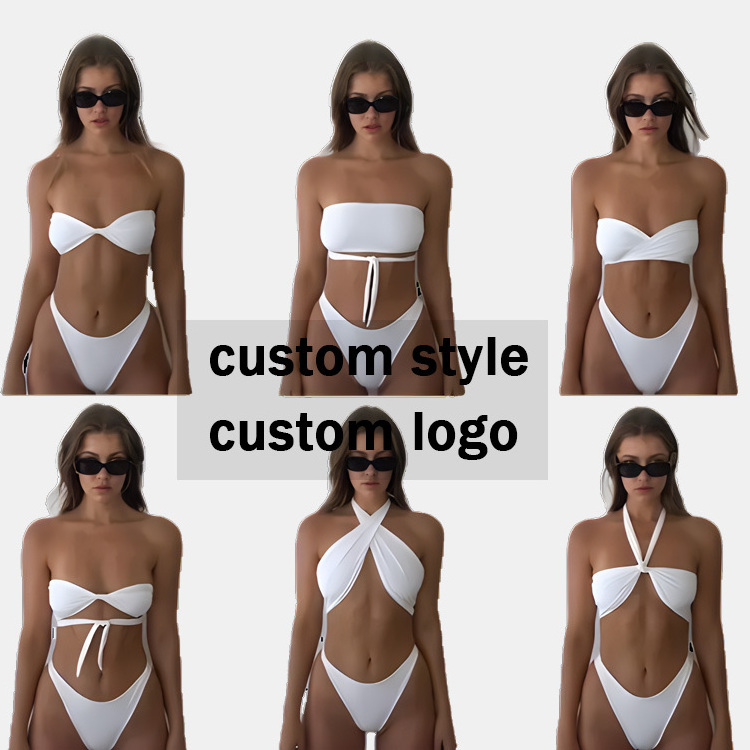 OEM factory designer floral printed swimwear beachwear string mini micro bikini set high waist leg thong custom women swimsuit