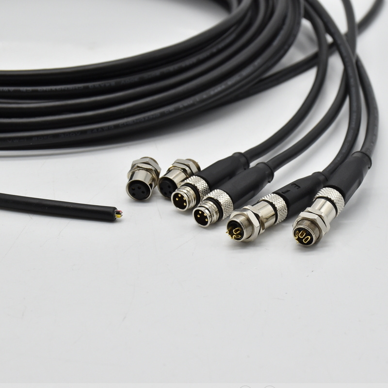 Amphenol coder male female circular 4pin cable M8 sensor connector