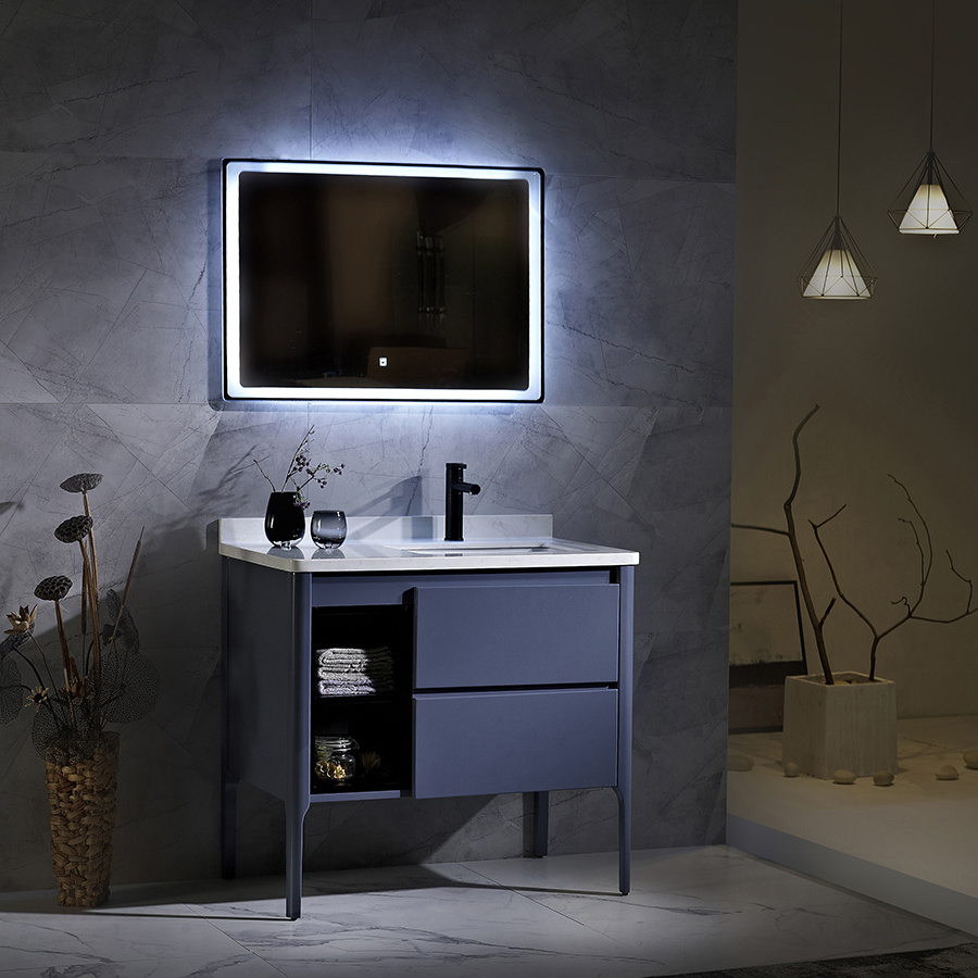 Huiliya LED mirror cabinet european luxury bathroom vanity