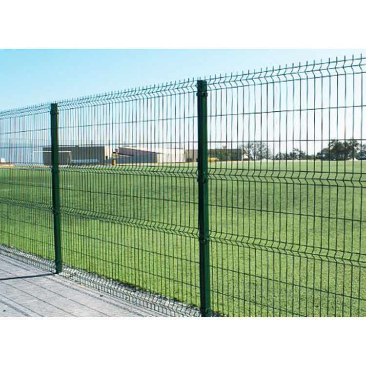 Outdoor 3d Curved Metal Galvanized Welded Wire Mesh Fence 3.5m Height Garden Fence