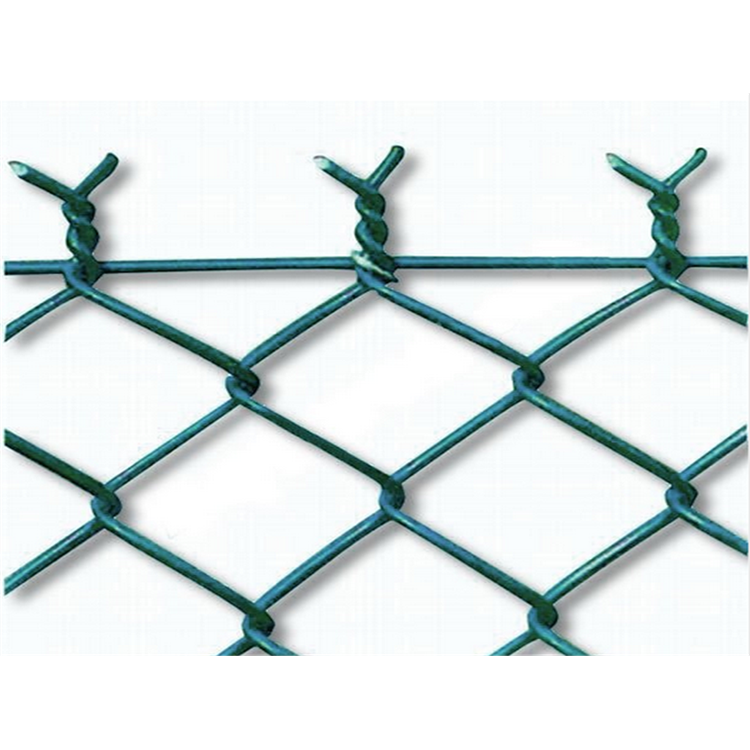 Wholesale Pe Pvc Coated Chain-link Security Use Mesh Black 6 8 Foot 50ft 100 Ft Roll Price Galvanized Chain Link Fence For Sale