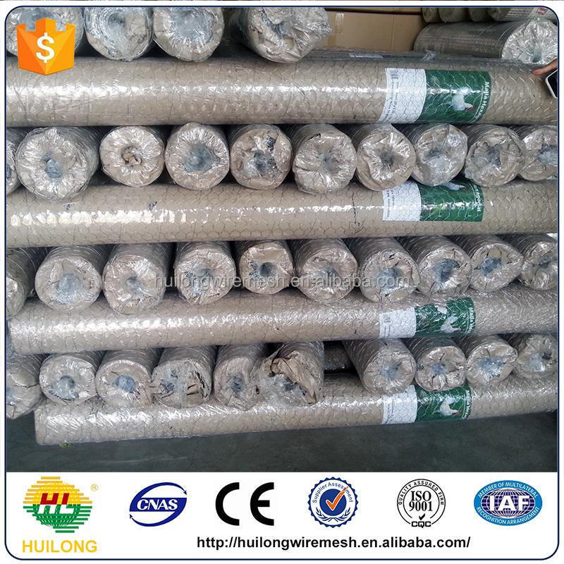 GALVANIZED /PVC HEXAGONAL WIRE NETTING/ANIMAL CHICK WIRE FENCE