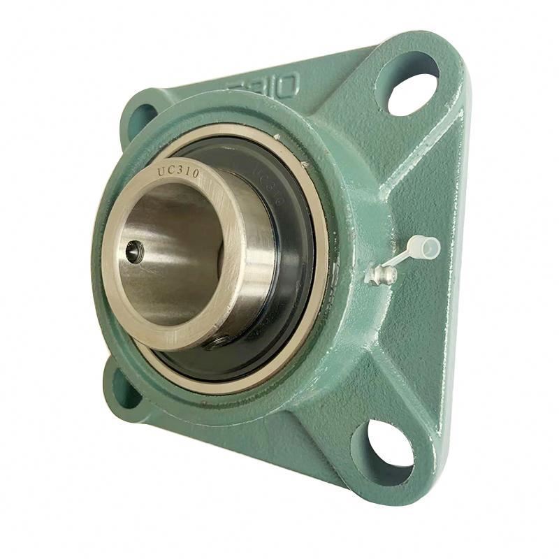 BEST TR Pillow Block UCF 211 Ball Bearing Units Shaft 55mm Ball Bearing UC211 4-Bolt Flange Units F211 Heavy Duty Block