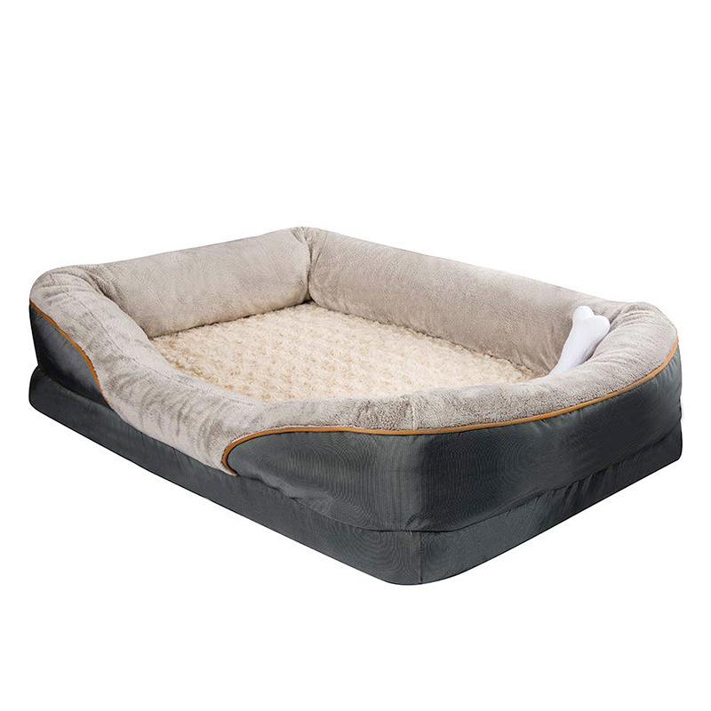 Manufacturer Direct Sale Large Pet Beds Memory Foam Orthopedic Pet Beds Luxury Dog Bed for Large Dogs