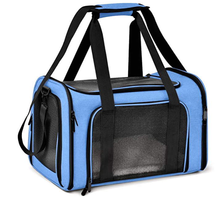 Wholesale Airline approved Pet Travel Bag Cat bag Soft puppy Cat Dog carrier Pet carrier bag