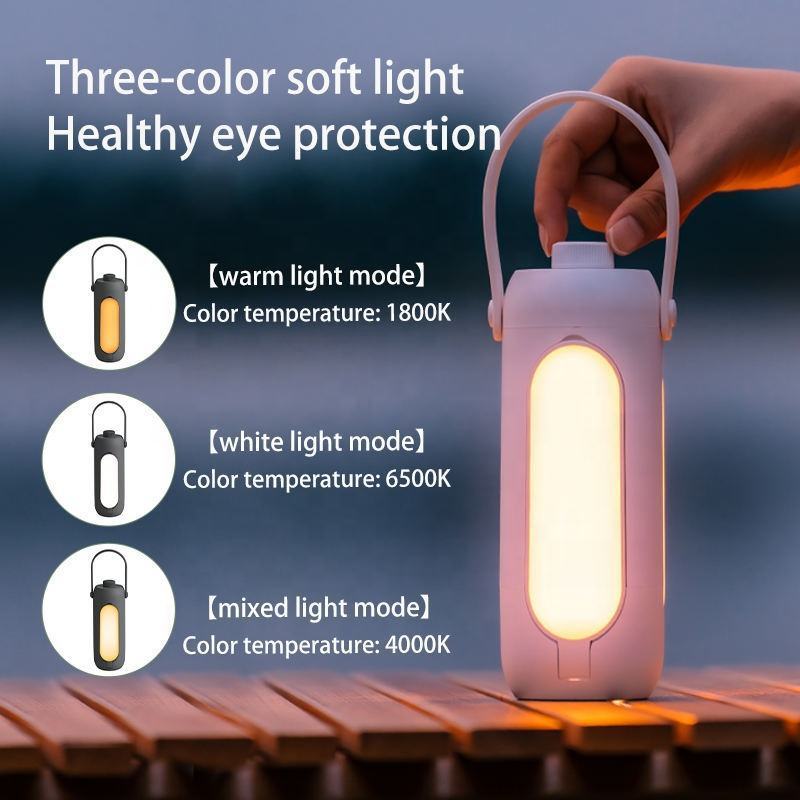 10000mah  Portable Hanging Tent Night Light rechargeable Outdoors Camping Lights With Dimmable Control