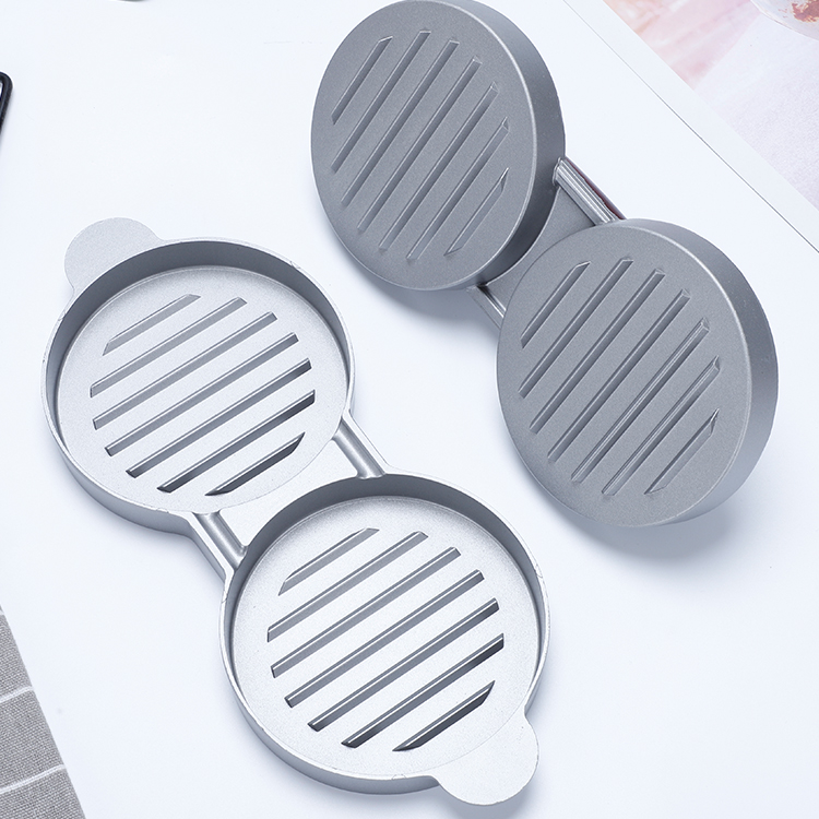 2024 Factory Direct Supply Non Stick Stuffed Hamburger Press Burger Maker Mould Kitchen BBQ Meat Beef Grill Patty