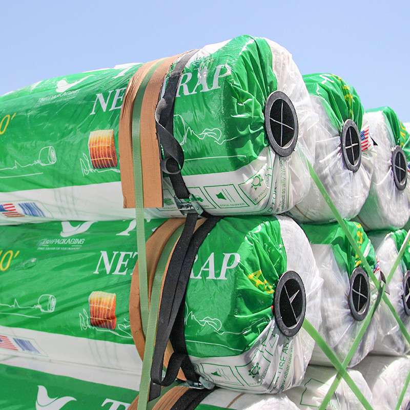 wrapping round bales net silage bale biodegradable bale wrap net