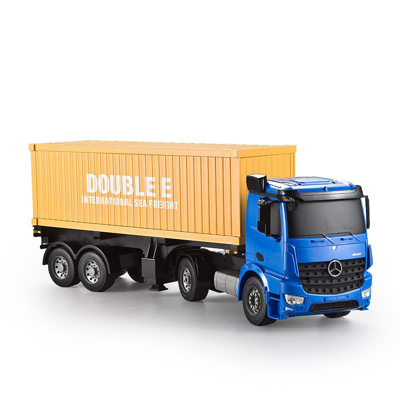 1:20 realistic 2.4G plastic wireless rc container truck with light and sound HN816345