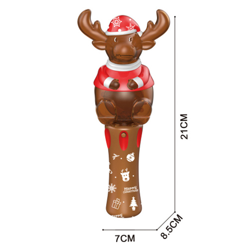 2024 Christmas led toy party Children light up Christmas reindeer flashing stick Plastic Led flashing HN958165