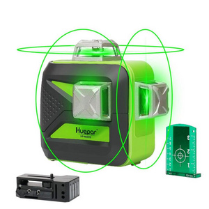 Huepar 603CG  3D 12 Lines Self-Leveling 360  Vertical & Horizontal Green Beam Laser Level