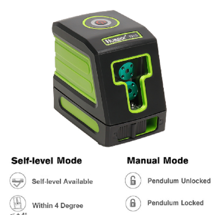 Self-leveling Vertical & Horizontal  Green Beam Cross Line Laser Level Nivel Laser with Osram Laser Head Model