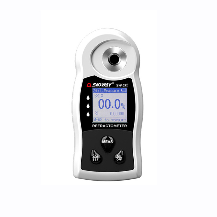 Digital Refractometer Sugar Brix Meter Rechargeable Saccharimeter Wine Beer Alcohol Drink Fruit Sugar Concentration Meter