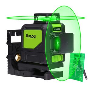 huepar 8 lines mini laser level 360 Self-leveling Cross Green Laser Level 360 degree Vertical Horizontal Nivel Laser green Beam