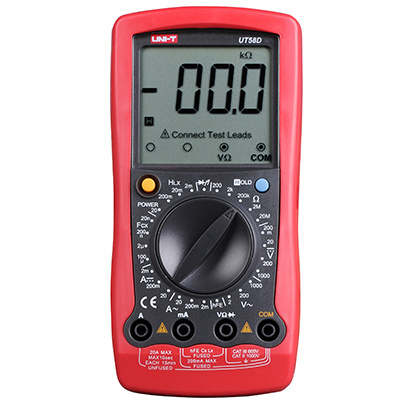 UNI-T UT58D Digital Multimeter safe and reliable manual range digital multimeter that is easy to operate