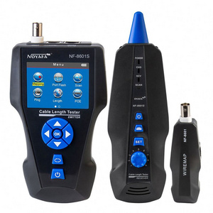 Lan Cable Tester NF-8601S TDR Multi-Functional LCD Wire Tracker PING/POE Cable Length Tester