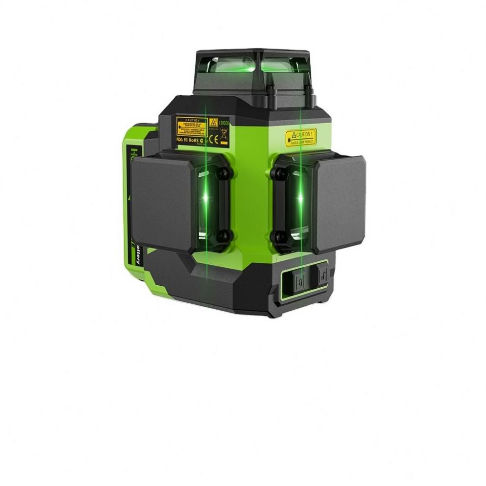 Huepar 3D Green Line Laser LS03CG  Rotary Laser Levels with Hard Carry Case