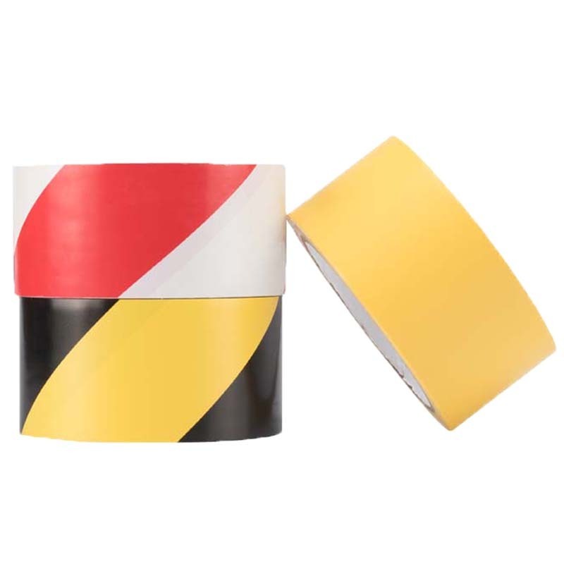 High Quality Yellow Black Caution Marking Road Hazard PVC Warning Tape